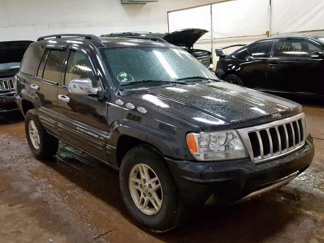 1J4GW48N34C130048 - 2004 JEEP GRAND CHER GRAY photo 1