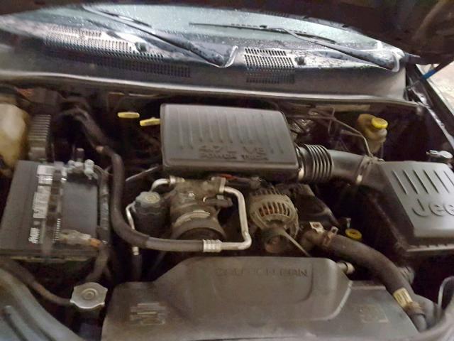 1J4GW48N34C130048 - 2004 JEEP GRAND CHER GRAY photo 7