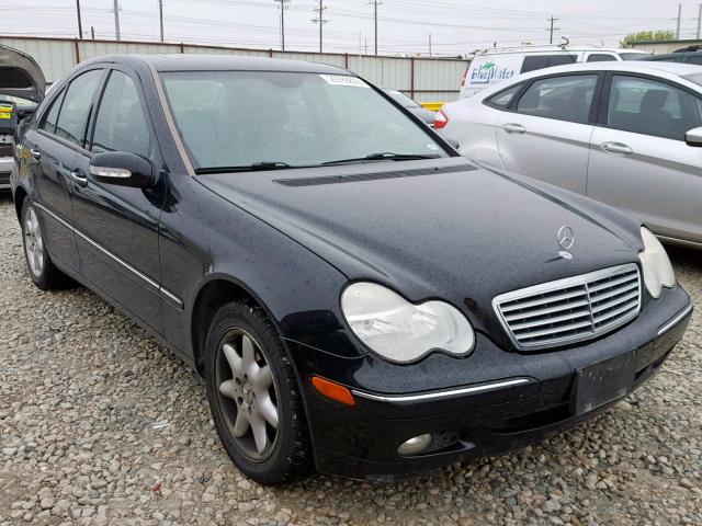 WDBRF84J23F411875 - 2003 MERCEDES-BENZ C 320 4MAT BLACK photo 1