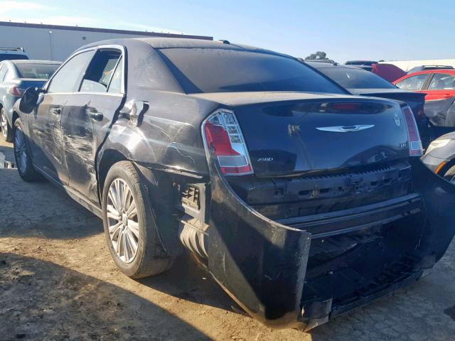 2C3CCARG2EH189235 - 2014 CHRYSLER 300 BLACK photo 3