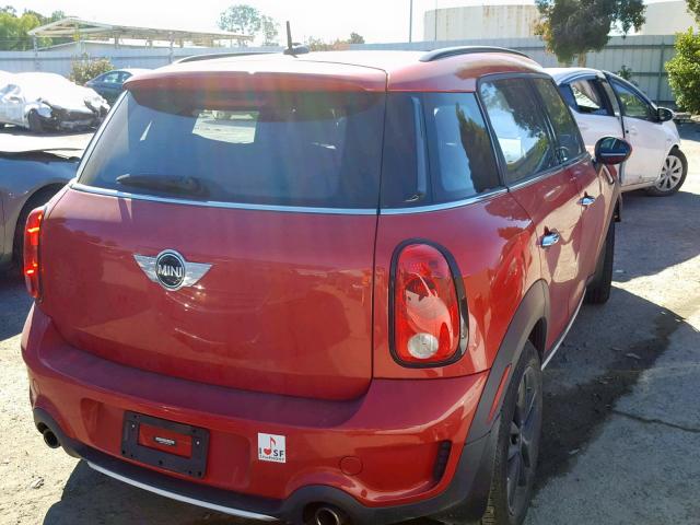 WMWZC5C5XGWU20128 - 2016 MINI COOPER S C RED photo 4