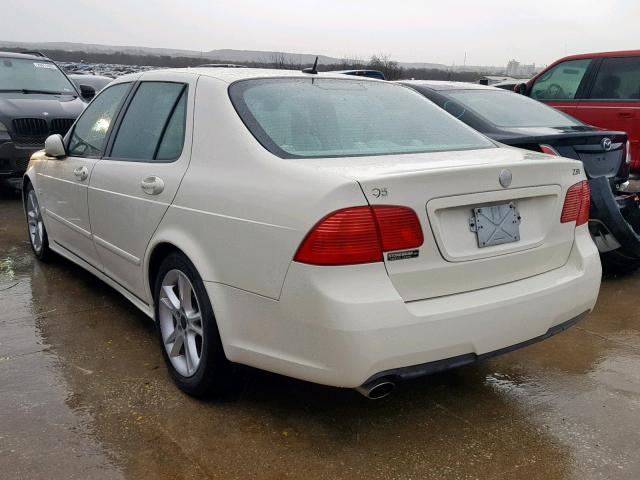 YS3EH49G763507337 - 2006 SAAB 9-5 AERO WHITE photo 3