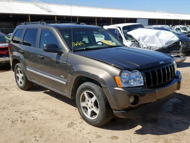 1J8HR48N46C323581 - 2006 JEEP GRAND CHER BROWN photo 1