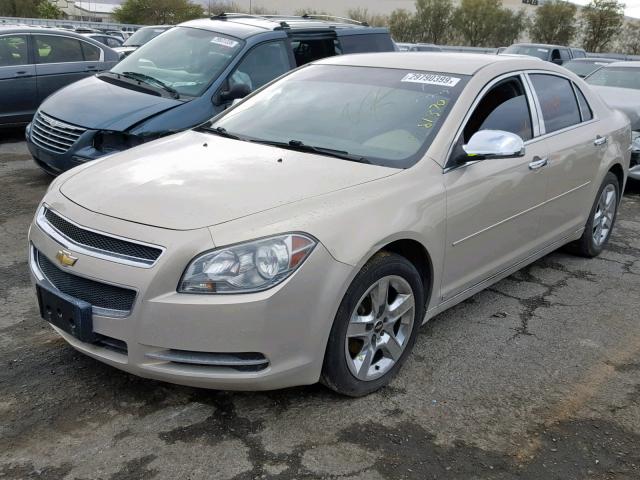 1G1ZC5EB1AF130544 - 2010 CHEVROLET MALIBU 1LT თაფლისფერი ფოტო 2