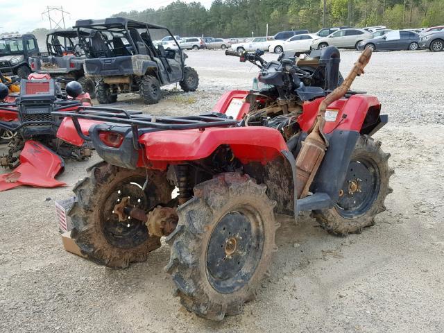 1HFTE40D0F4100390 - 2015 HONDA TRX420 FM RED photo 4