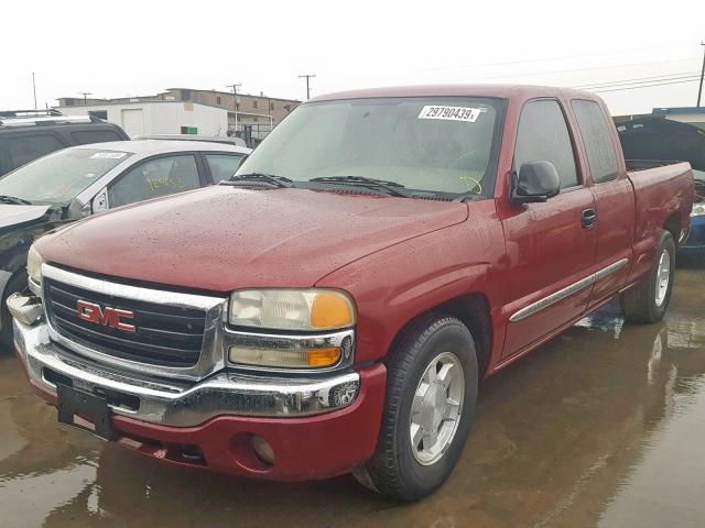 2GTEC19V841151602 - 2004 GMC NEW SIERRA BURGUNDY photo 2