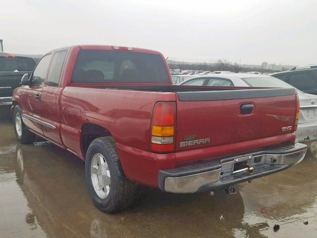 2GTEC19V841151602 - 2004 GMC NEW SIERRA BURGUNDY photo 3