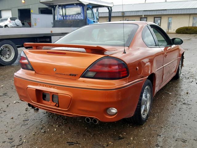 1G2NW12E63C319106 - 2003 PONTIAC GRAND AM G ORANGE photo 4