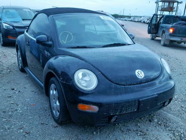 3VWCK21Y83M321015 - 2003 VOLKSWAGEN NEW BEETLE შავი ფოტო 1
