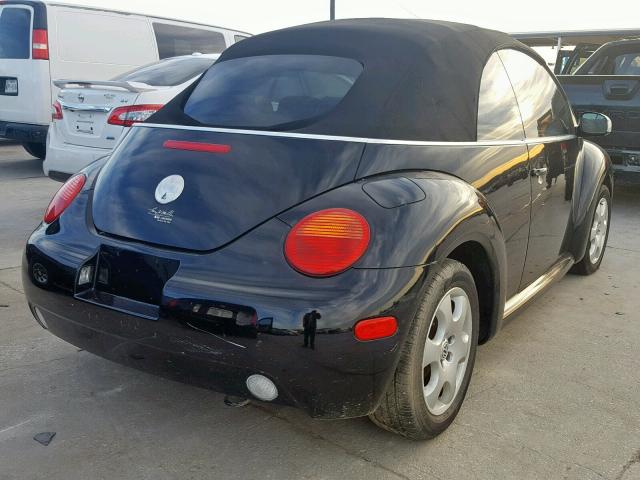 3VWCK21Y83M321015 - 2003 VOLKSWAGEN NEW BEETLE შავი ფოტო 4