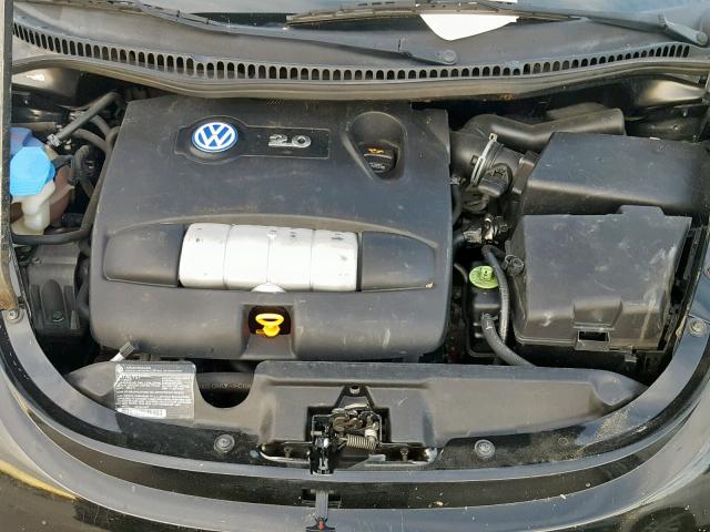 3VWCK21Y83M321015 - 2003 VOLKSWAGEN NEW BEETLE შავი ფოტო 7