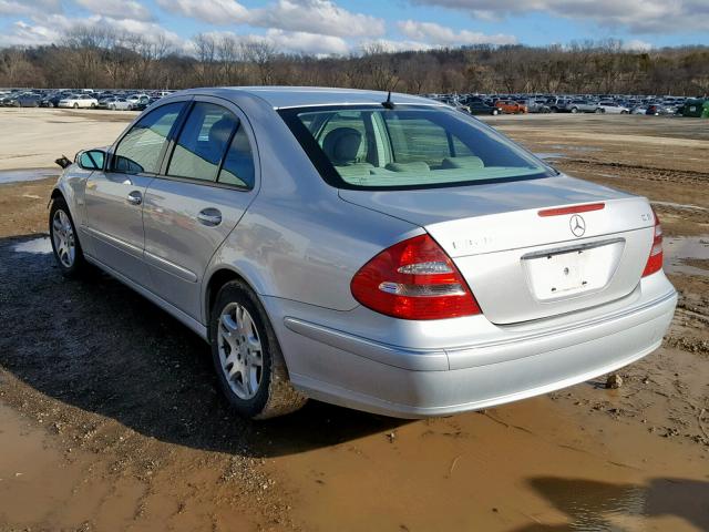 WDBUF26J86A856515 - 2006 MERCEDES-BENZ E 320 CDI SILVER photo 3