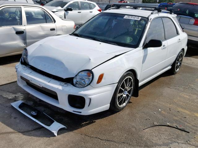 JF1GG65533G804117 - 2003 SUBARU IMPREZA TS WHITE photo 2