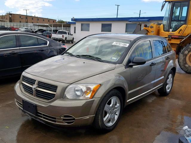 1B3HB28B08D752169 - 2008 DODGE CALIBER TAN photo 2