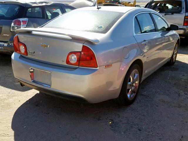 1G1ZH57B88F290395 - 2008 CHEVROLET MALIBU 1LT ვერცხლისფერი ფოტო 4