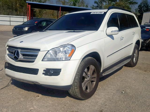 4JGBF71E38A365042 - 2008 MERCEDES-BENZ GL 450 4MA WHITE photo 2