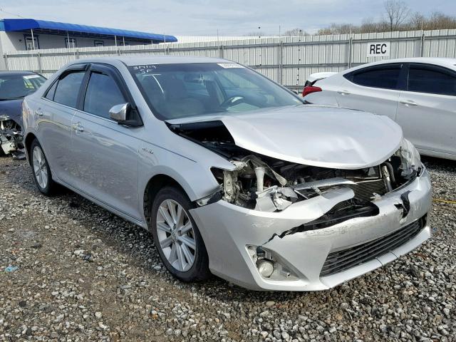 4T1BD1FK2CU017953 - 2012 TOYOTA CAMRY HYBR SILVER photo 1