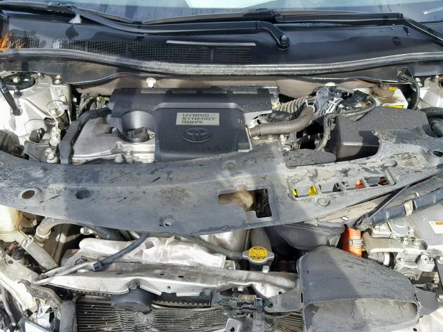 4T1BD1FK2CU017953 - 2012 TOYOTA CAMRY HYBR SILVER photo 7