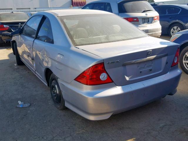 1HGEM21124L084857 - 2004 HONDA CIVIC DX V SILVER photo 3