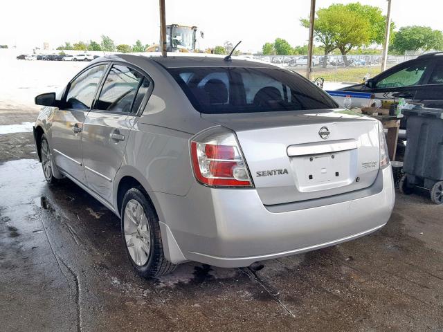 3N1AB61E48L759022 - 2008 NISSAN SENTRA 2.0 SILVER photo 3