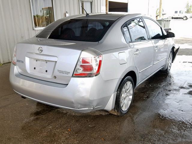 3N1AB61E48L759022 - 2008 NISSAN SENTRA 2.0 SILVER photo 4