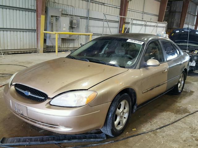 1FAFP55U22A164528 - 2002 FORD TAURUS SES GOLD photo 2