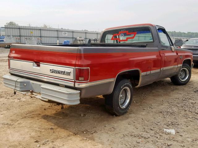 1GCDR14H9HF342875 - 1987 CHEVROLET R10 TWO TONE photo 4