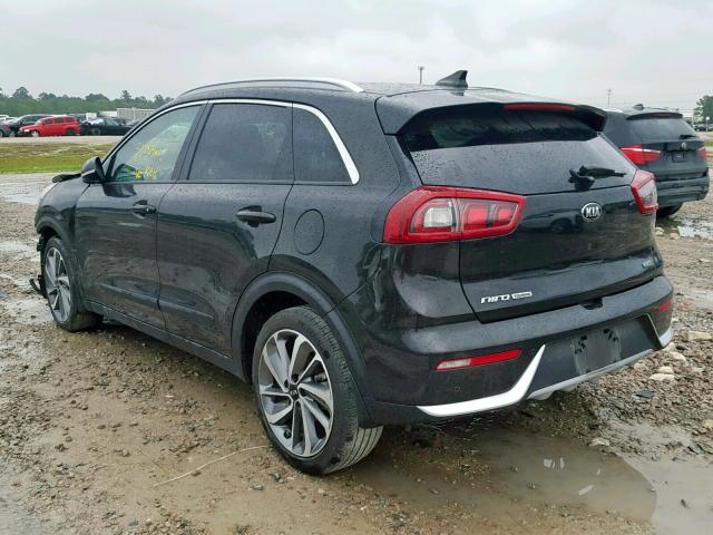 KNDCE3LC3H5051870 - 2017 KIA NIRO EX TO BLACK photo 3