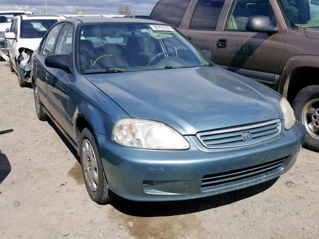 2HGEJ661XYH557335 - 2000 HONDA CIVIC BASE BLUE photo 1