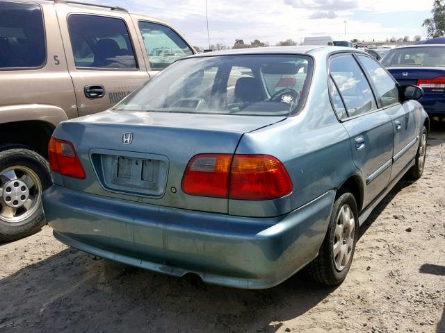 2HGEJ661XYH557335 - 2000 HONDA CIVIC BASE BLUE photo 4