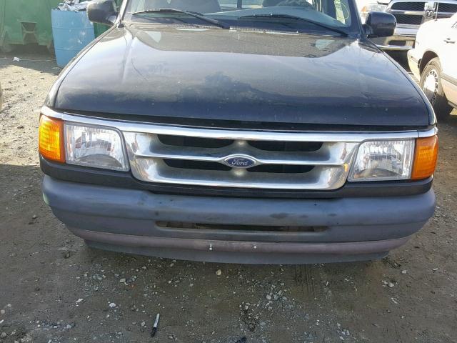 1FTCR10U3SPA63180 - 1995 FORD RANGER BLACK photo 7