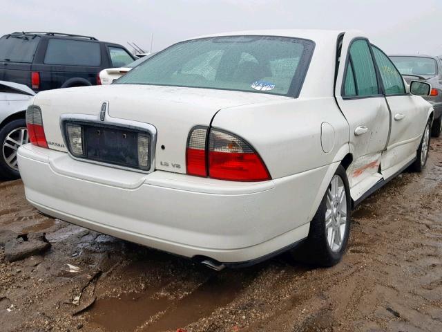 1LNHM87A84Y654705 - 2004 LINCOLN LS WHITE photo 4