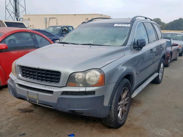 YV1CZ91HX41057389 - 2004 VOLVO XC90 T6 SILVER photo 2