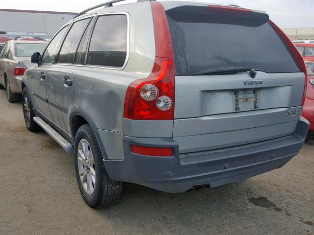 YV1CZ91HX41057389 - 2004 VOLVO XC90 T6 SILVER photo 3