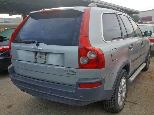 YV1CZ91HX41057389 - 2004 VOLVO XC90 T6 SILVER photo 4