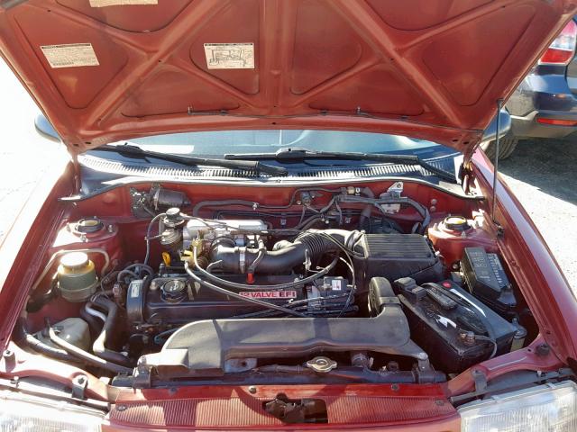 JT2EL43B6N0236122 - 1992 TOYOTA TERCEL DEL RED photo 7