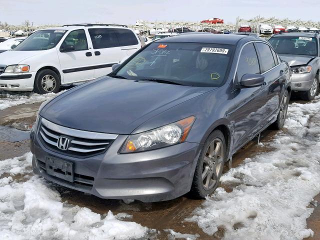 1HGCP2F45CA047880 - 2012 HONDA ACCORD LXP GRAY photo 2