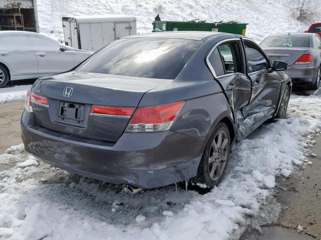 1HGCP2F45CA047880 - 2012 HONDA ACCORD LXP GRAY photo 4