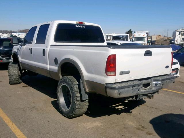 1FTWW31P85ED26791 - 2005 FORD F350 SRW S WHITE photo 3