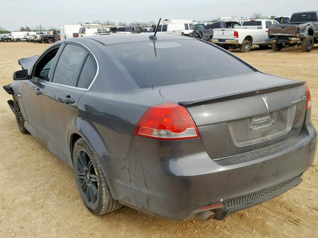 6G2ER57769L158938 - 2009 PONTIAC G8 CHARCOAL photo 3