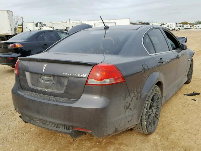 6G2ER57769L158938 - 2009 PONTIAC G8 CHARCOAL photo 4