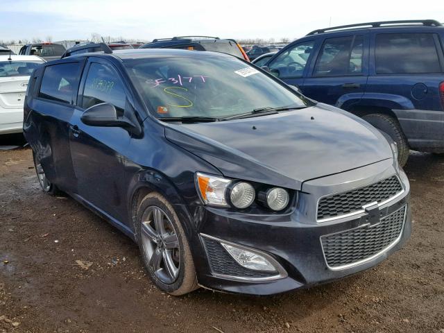 1G1JH6SBXF4155440 - 2015 CHEVROLET SONIC RS BLACK photo 1