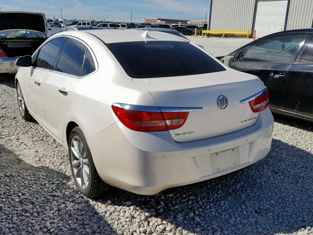 1G4PS5SK3C4111560 - 2012 BUICK VERANO WHITE photo 3