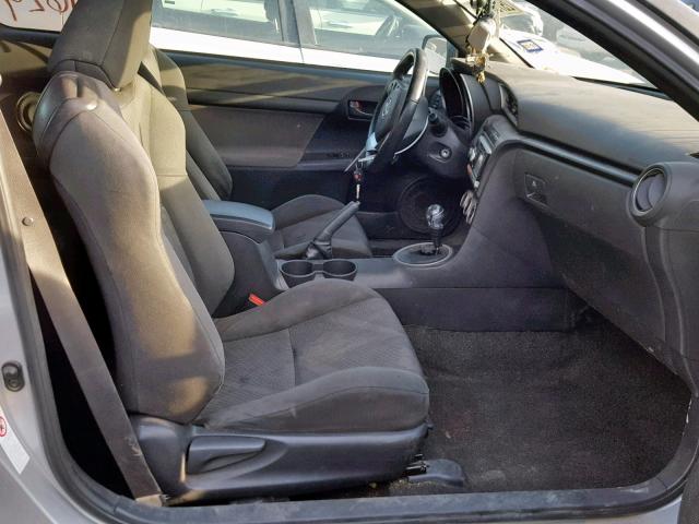JTKJF5C78B3007393 - 2011 TOYOTA SCION TC GRAY photo 5
