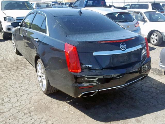 1G6AS5S35E0134810 - 2014 CADILLAC CTS PERFOR BLACK photo 3