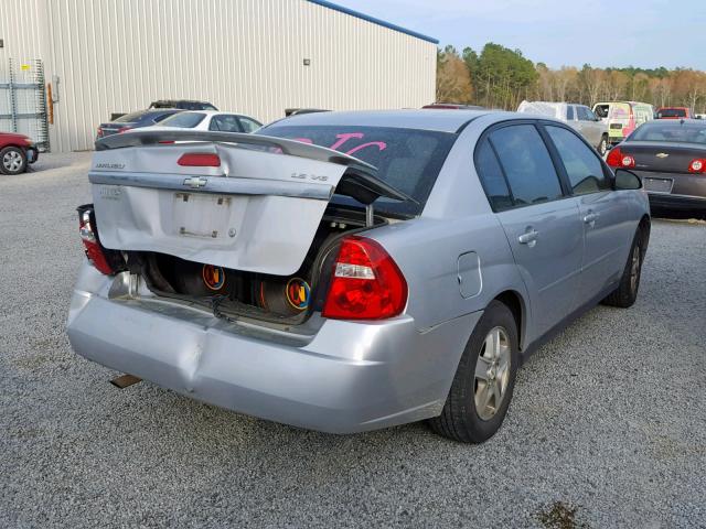 1G1ZT54845F289120 - 2005 CHEVROLET MALIBU LS GRAY photo 4