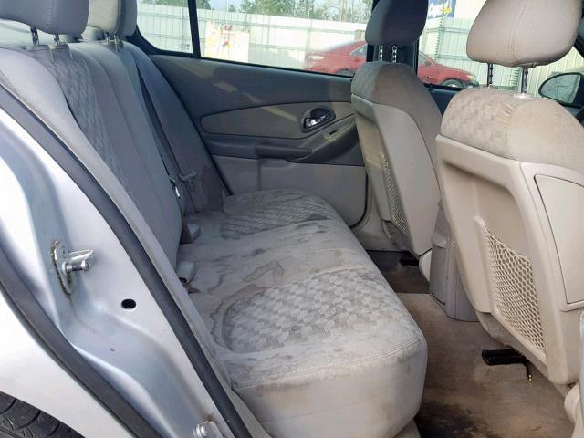 1G1ZT54845F289120 - 2005 CHEVROLET MALIBU LS GRAY photo 6