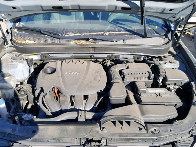 5NPEC4AC2DH658229 - 2013 HYUNDAI SONATA SE BLUE photo 7