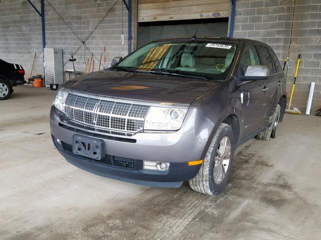 2LMDJ8JC1ABJ06933 - 2010 LINCOLN MKX GRAY photo 2