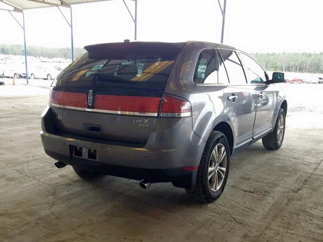 2LMDJ8JC1ABJ06933 - 2010 LINCOLN MKX GRAY photo 4